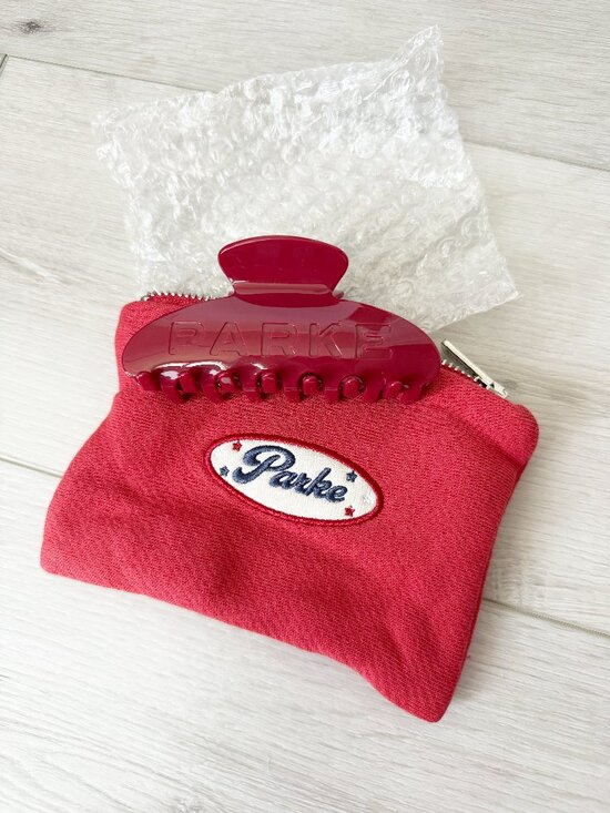 Parke Other - Parke Claw Clip - Coastal Collection 2026 - Color Sail (Dark Red)